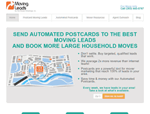 Tablet Screenshot of movingleads.com